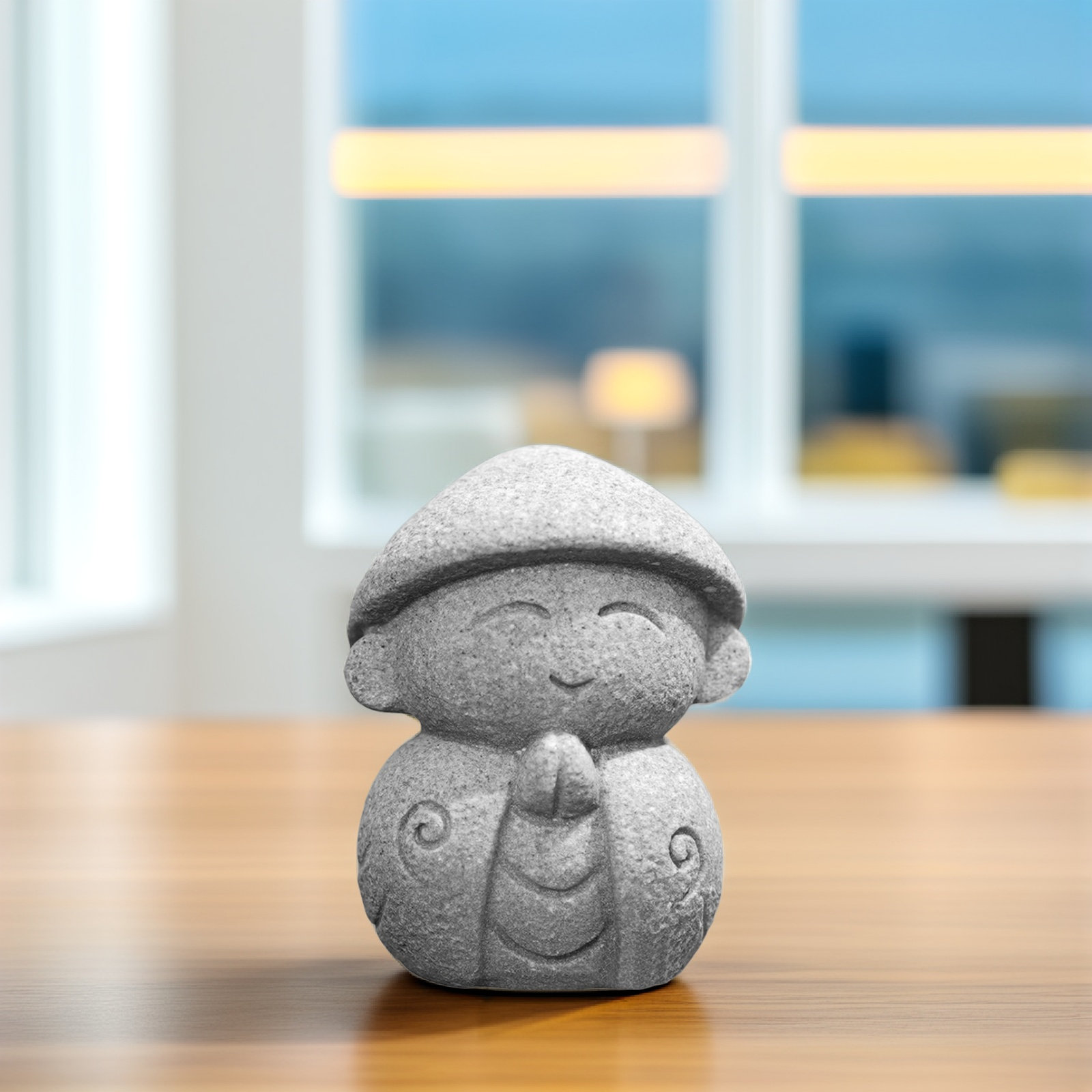 Interior Design Office - Stable Small Stone Buddha Decor Maitreya