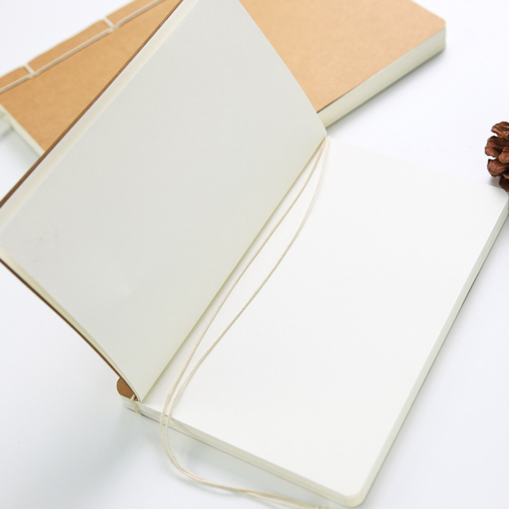Interior Design Sketch - 1Pcs A5 Vintage Kraft Notebook Elegant
