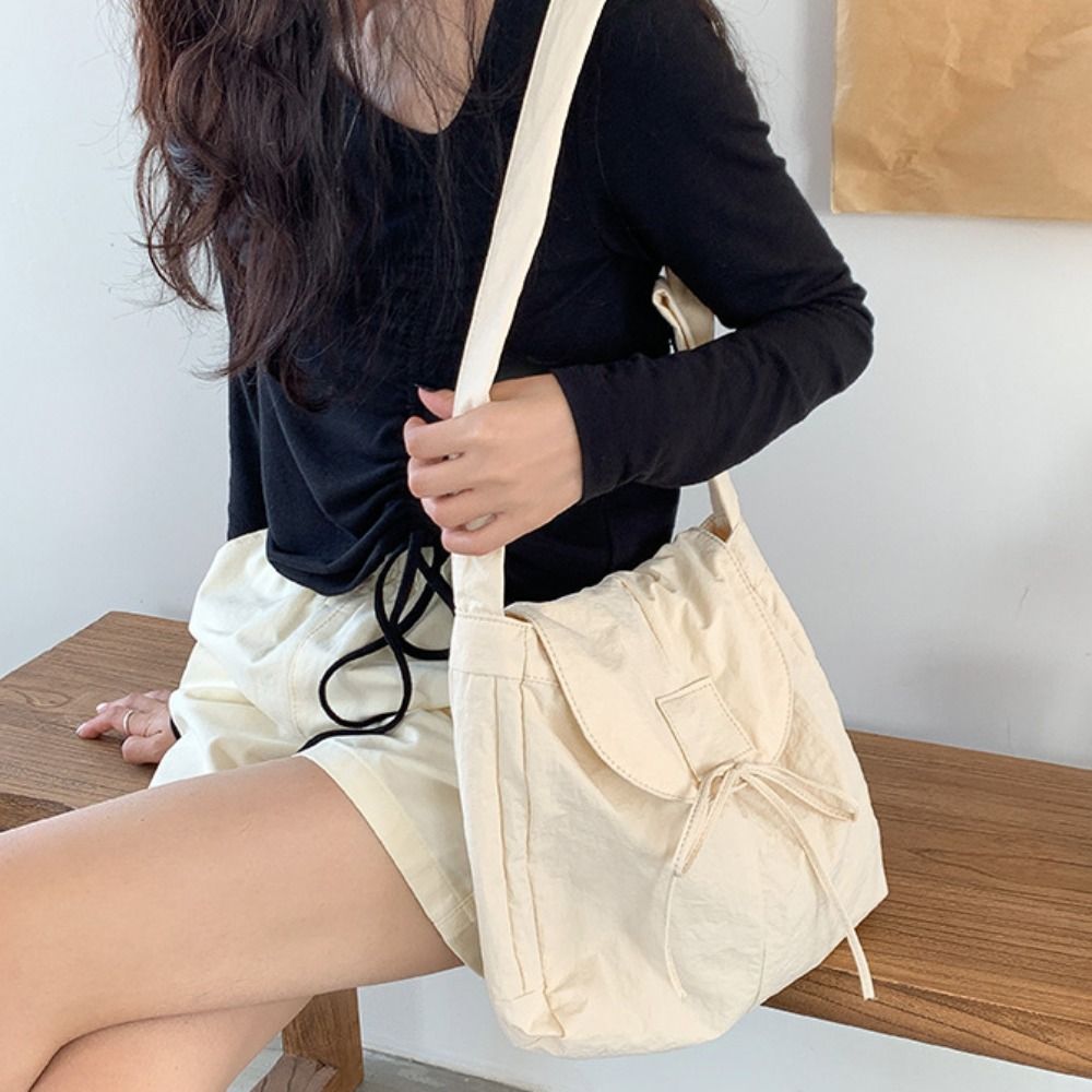 Korean Style Flap Nylon Bow Cr - Interior Design Style 评论和价格