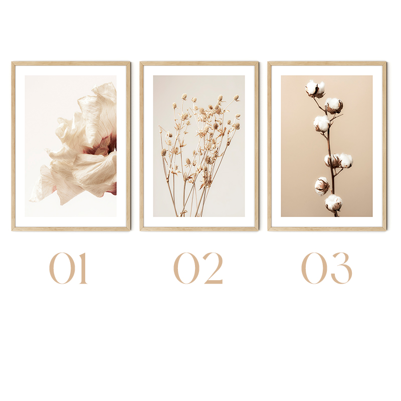 Boho Flower Pictures for Home  - Interior Design Studio 评论和价格