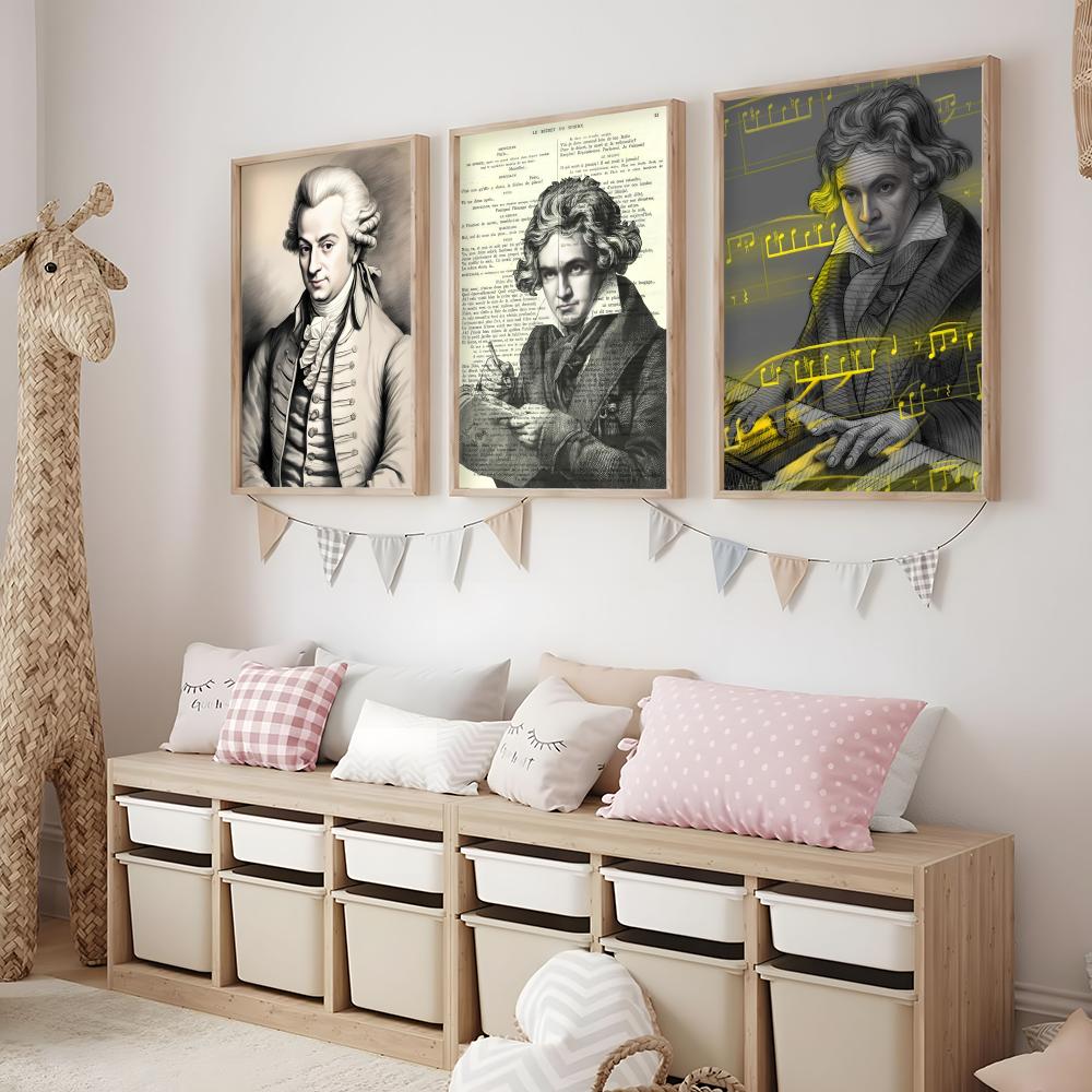 Classic Music M-Mozart Poster  - Interior Design Studio 评论和价格