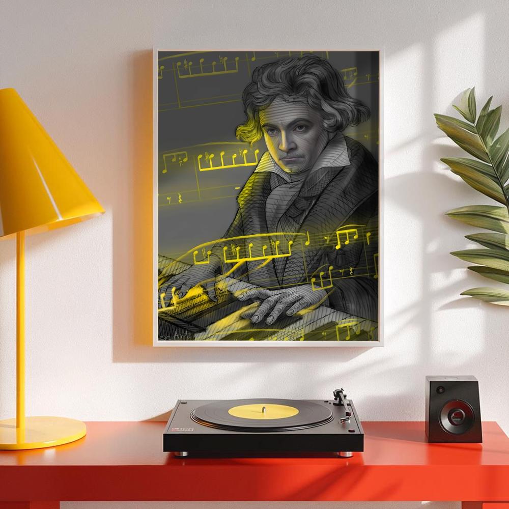 Classic Music M-Mozart Poster  - Interior Design Studio 评论和价格
