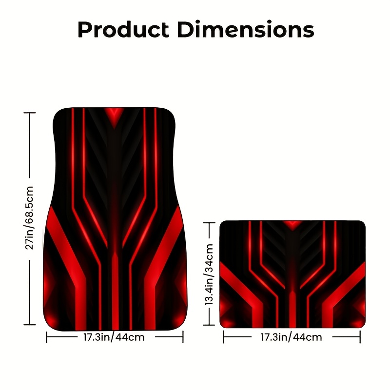 Car Floor Mats 4pcs, Material, - Interior Design Visualizer 评论和价格