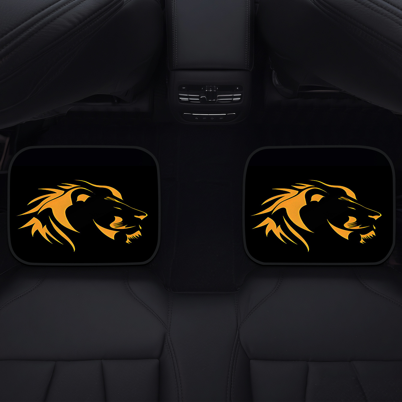 4pcs Auto Floor Mats With Lion - Interior Design Visualizer 评论和价格