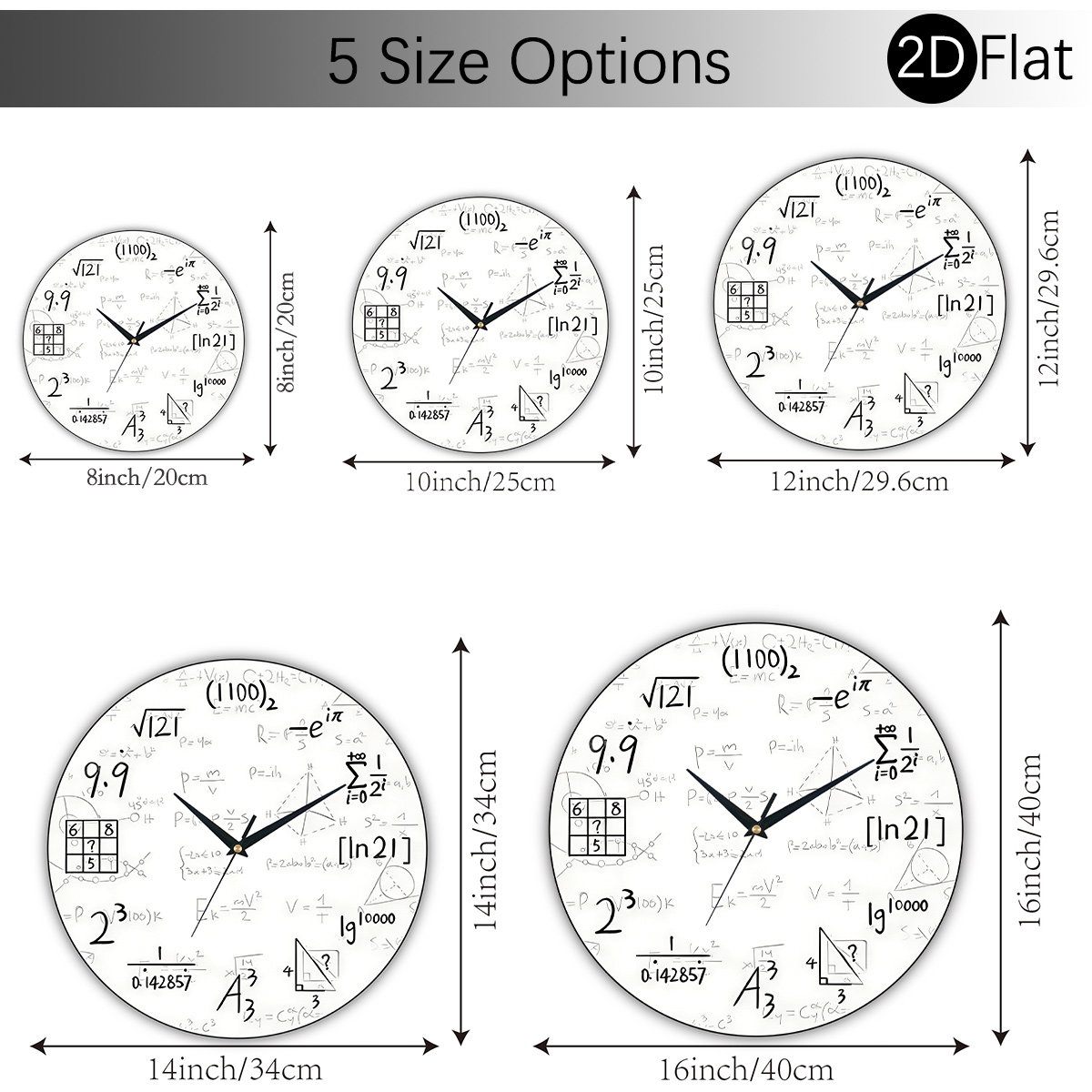2026 New Night Glow Wall Clock - Interior Design Studio 评论和价格