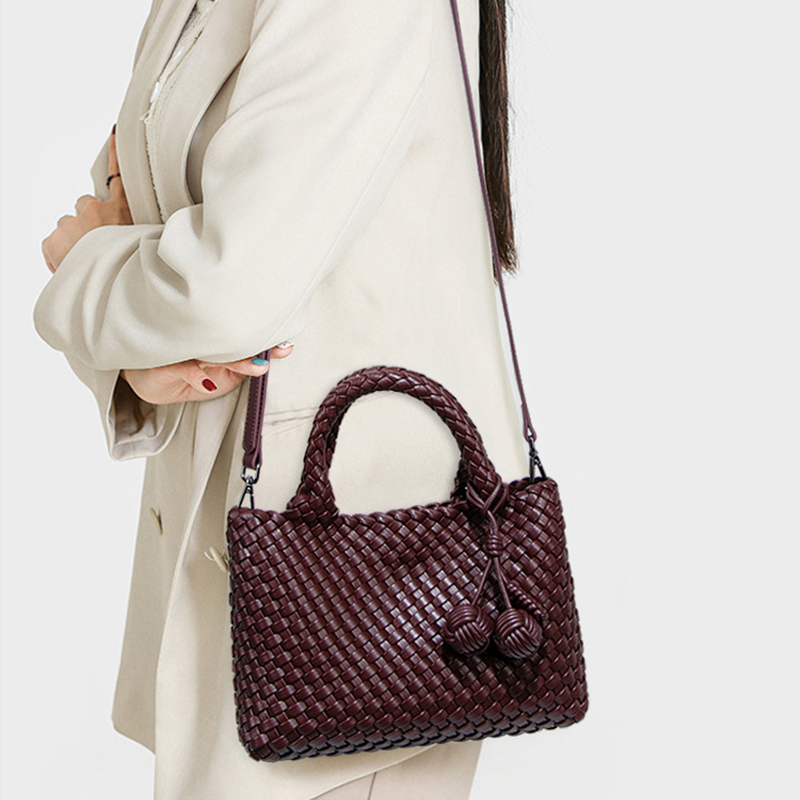 Woven Shopper Bag Fashionable  - Interior Design Style 评论和价格