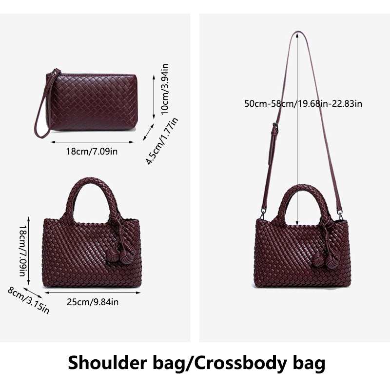 Woven Shopper Bag Fashionable  - Interior Design Style 评论和价格