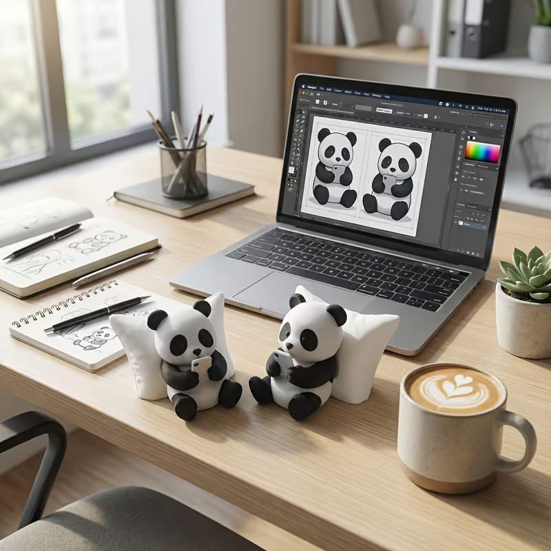 Collectible Panda Figurine, St - Interior Design Studio 评论和价格
