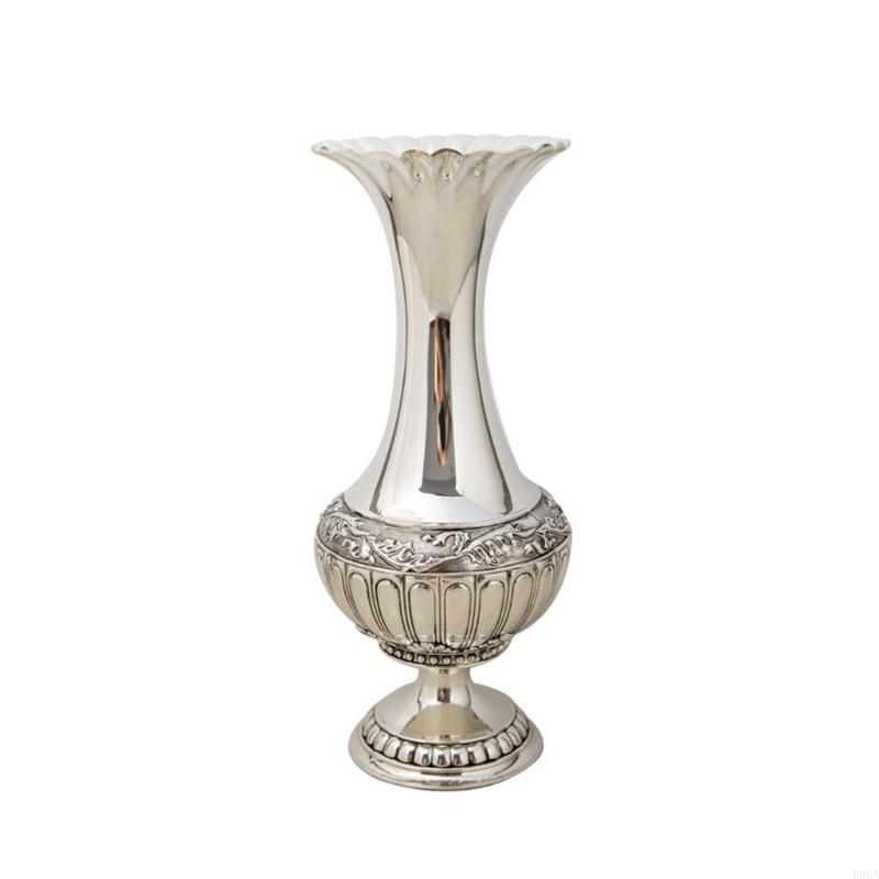 Geometric Embossed Metal Vases - Interior Design Scandinavian 评论和价格