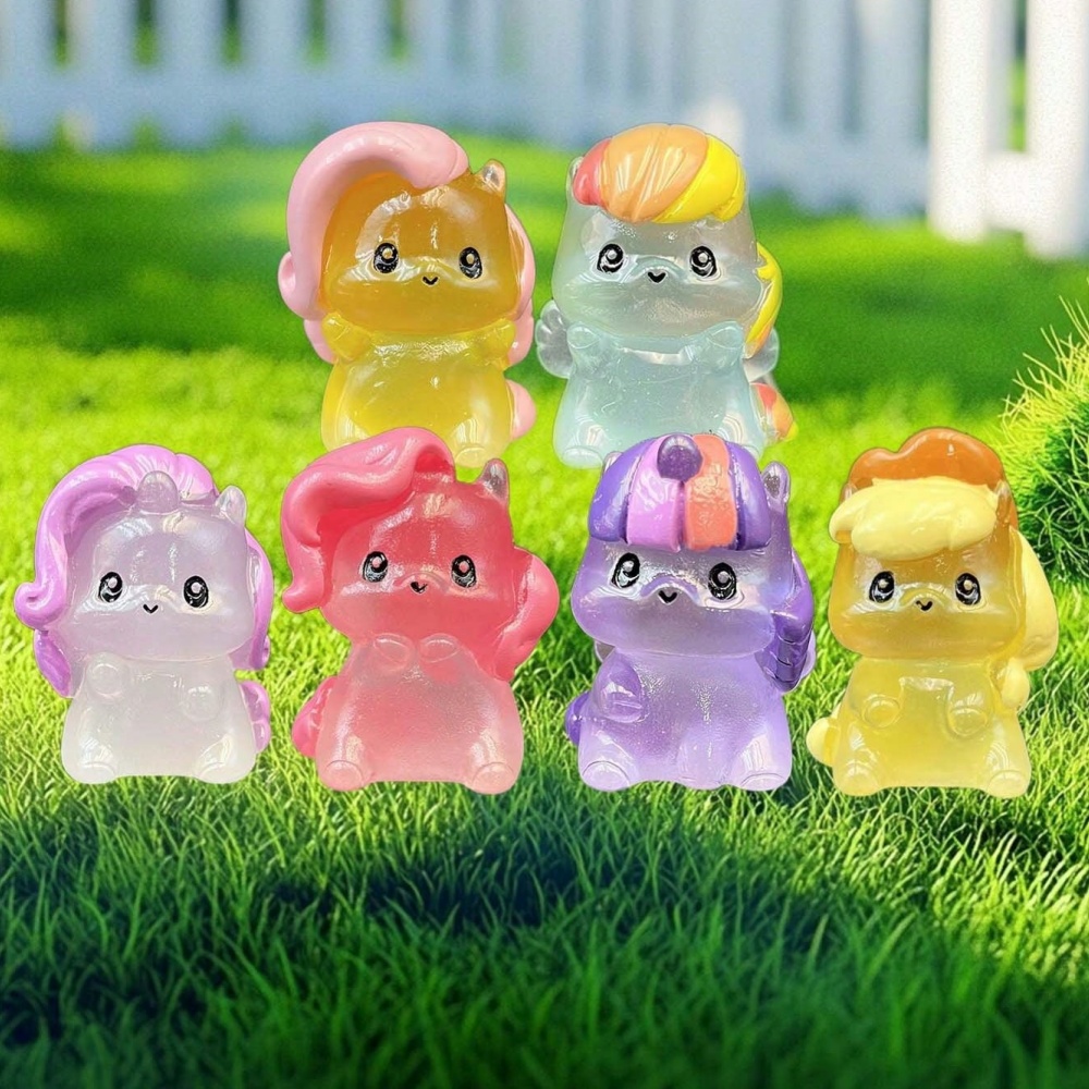 6 pcs Cute Cartoon Statue, Han - Interior Design Office 评论和价格