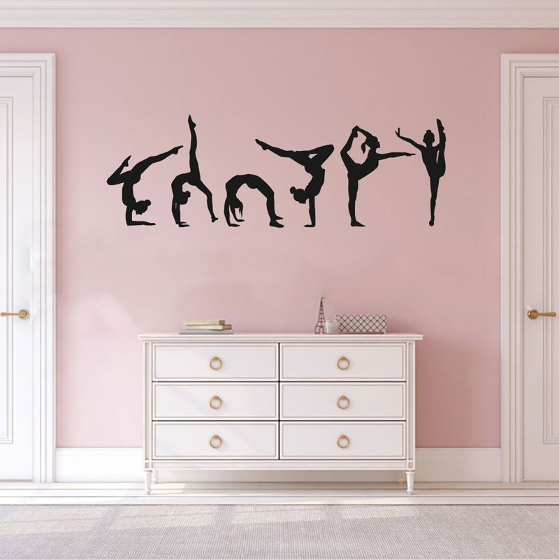 Set of 6 Gymnast Gymnastics Wa - Interior Design Studio 评论和价格