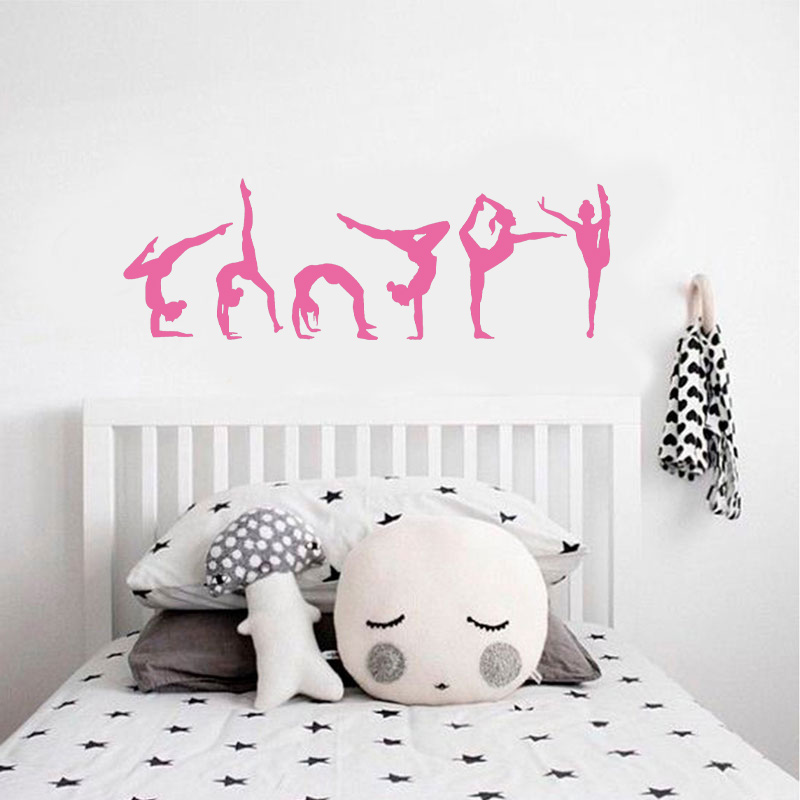 Set of 6 Gymnast Gymnastics Wa - Interior Design Studio 评论和价格