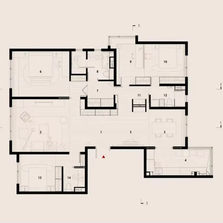 Sanhai Minimalist Style Interi - Interior Design Sketch 评论和价格