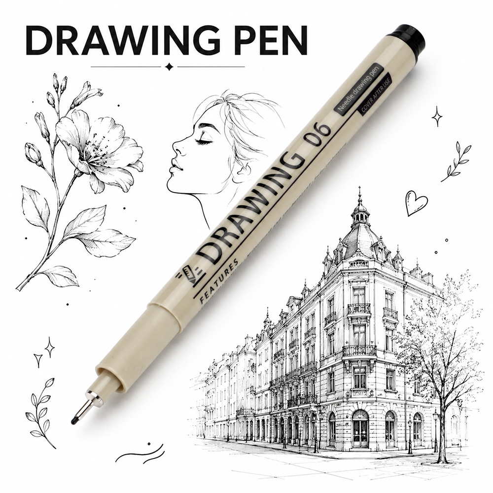 12 Size Fine Line Micron Pens  - Interior Design Sketch 评论和价格