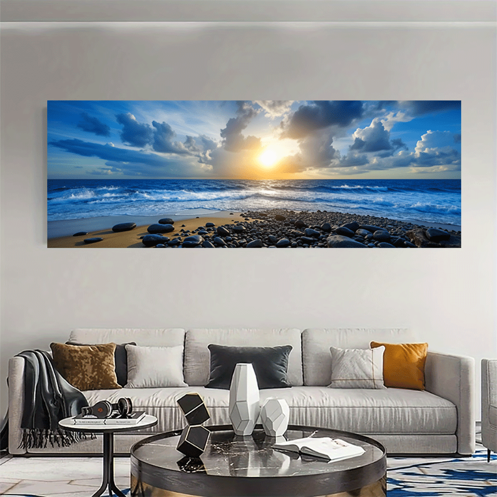 1PC-Canvas poster Unframed Oce - Interior Design Studio 评论和价格