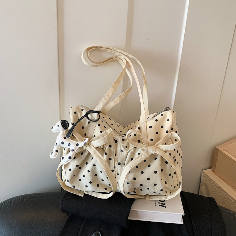 New Fashion Polka Dot Tote Bag - Interior Design Style 评论和价格