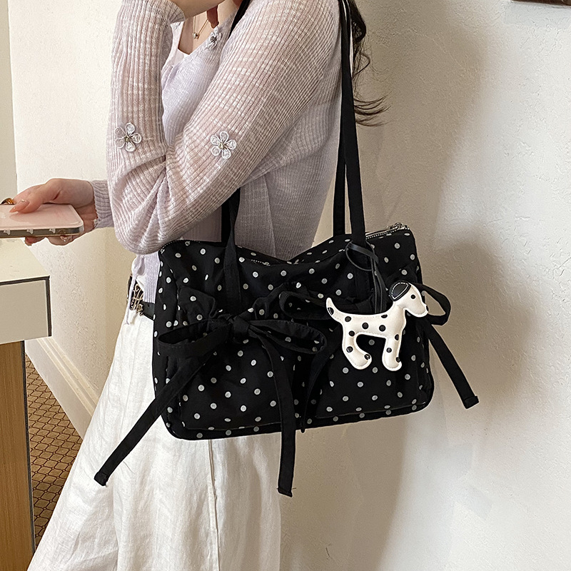 New Fashion Polka Dot Tote Bag - Interior Design Style 评论和价格