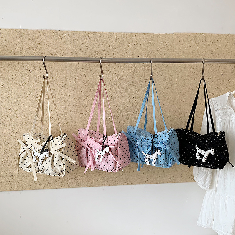 New Fashion Polka Dot Tote Bag - Interior Design Style 评论和价格